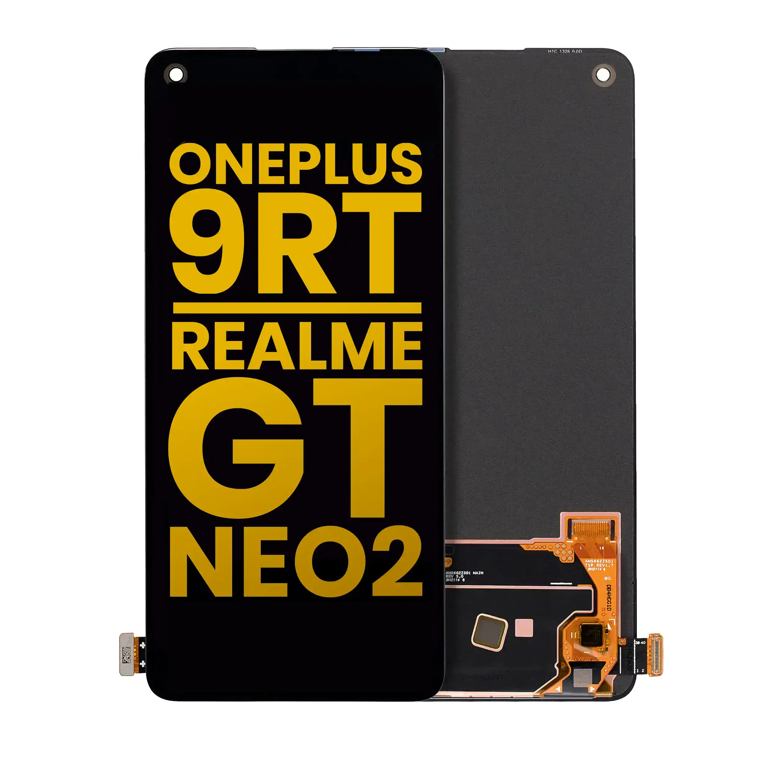 OLED-Display ohne Rahmen OnePlus 9RT 5G/Realme GT Neo2 Refurbished