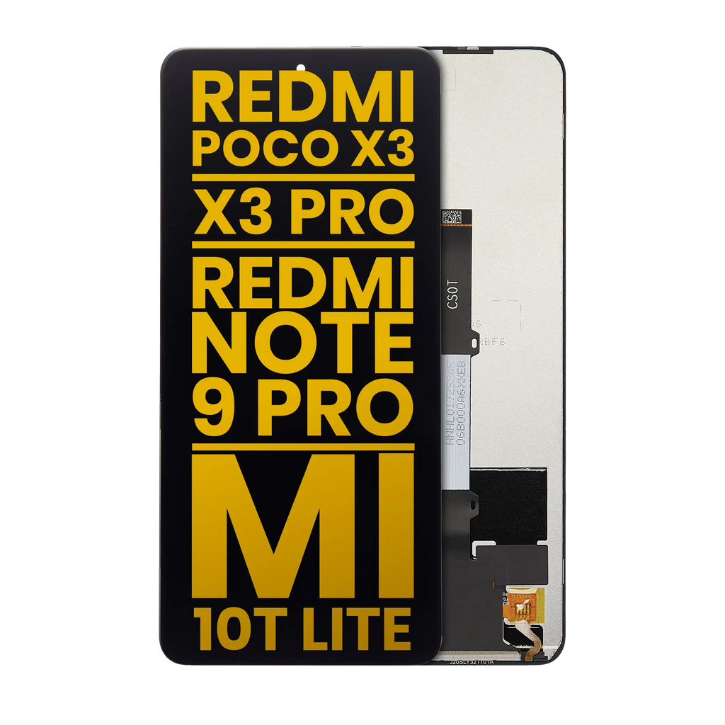 LCD-Display ohne Rahmen für Xiaomi Poco X3 / X3 Pro / Mi 10T Lite (Refurbished)