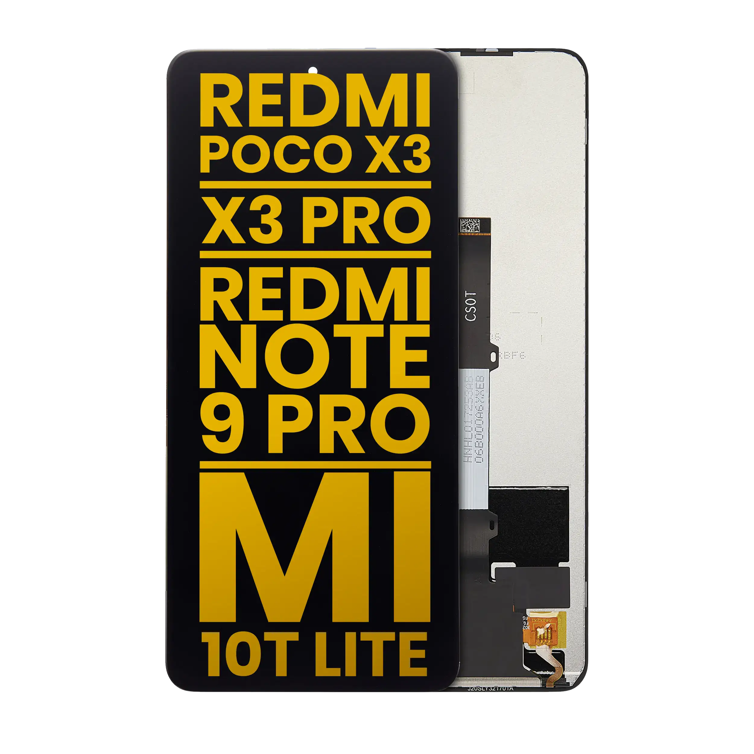 LCD-Display ohne Rahmen für Xiaomi Poco X3 / X3 Pro / Mi 10T Lite (Refurbished)