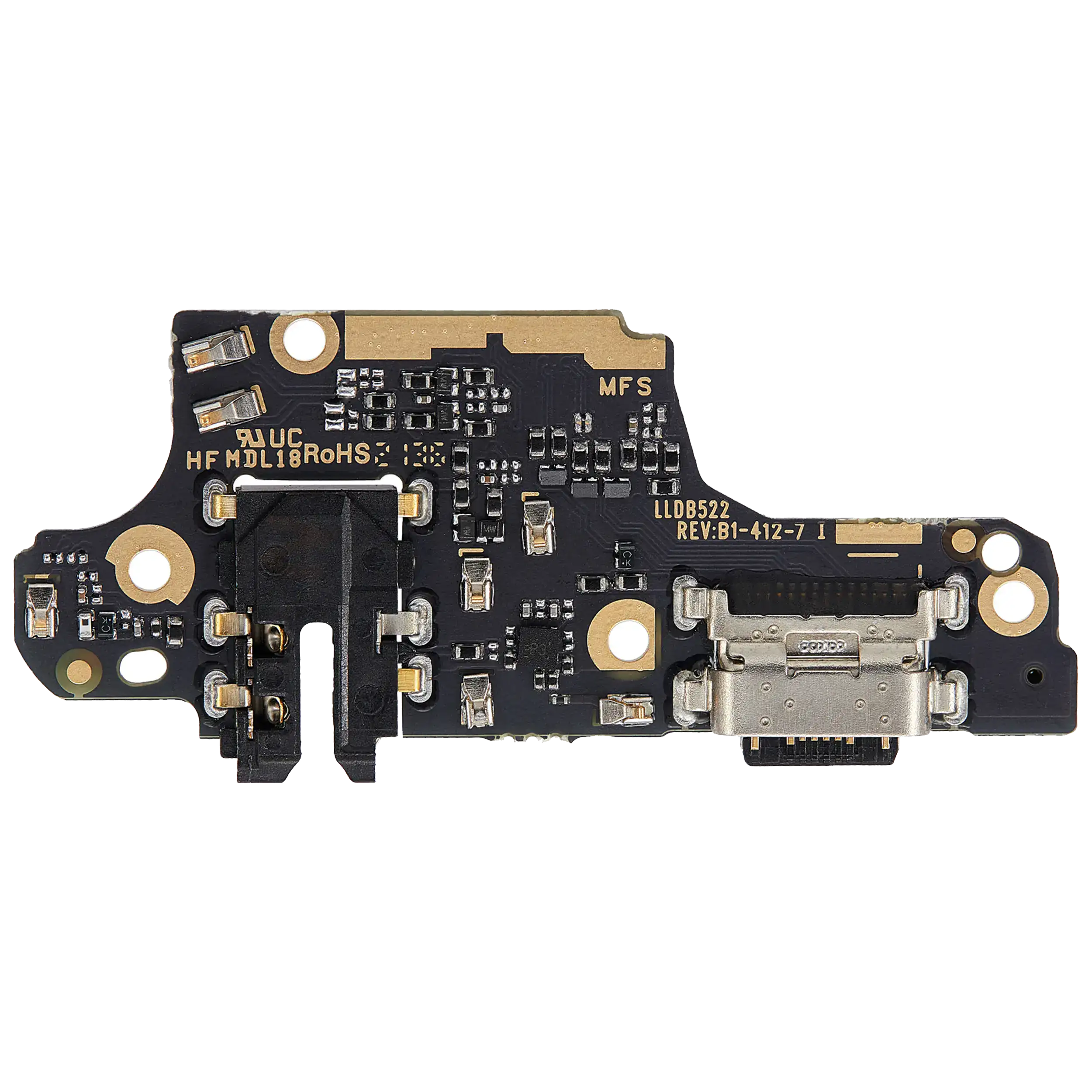 Charging Port PCB with Headphone Jack for Xiaomi Redmi Note 9 Pro 4G