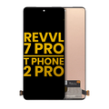 OLED-Display ohne Rahmen Revvl 7 Pro / T Phone 2 Pro Refurbished (alle Farben)