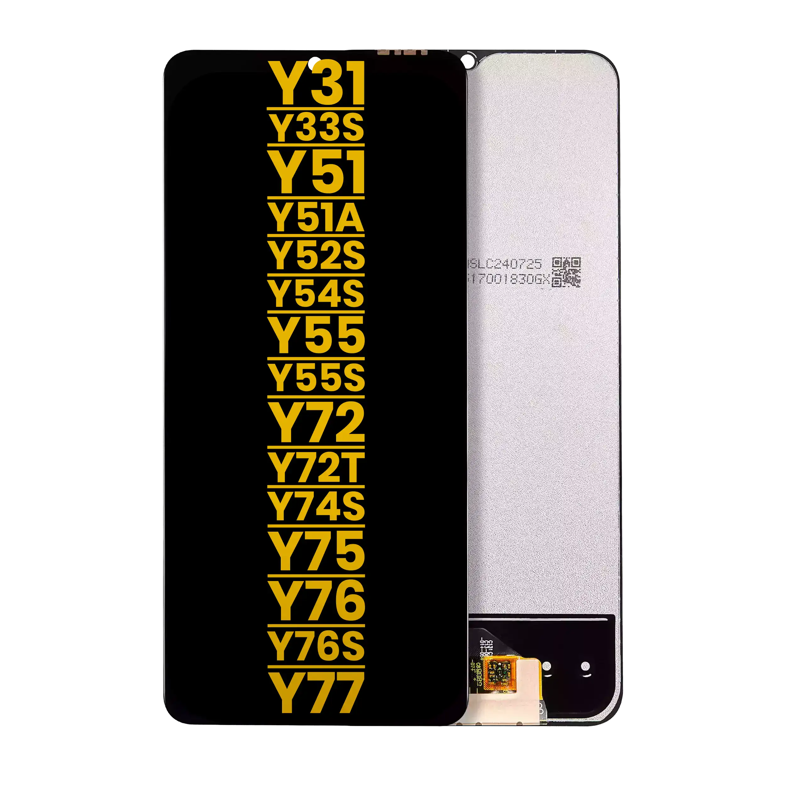 LCD-Display ohne Rahmen für Vivo Y31/Y33s/Y51/Y53s/Y55 (Refurbished)