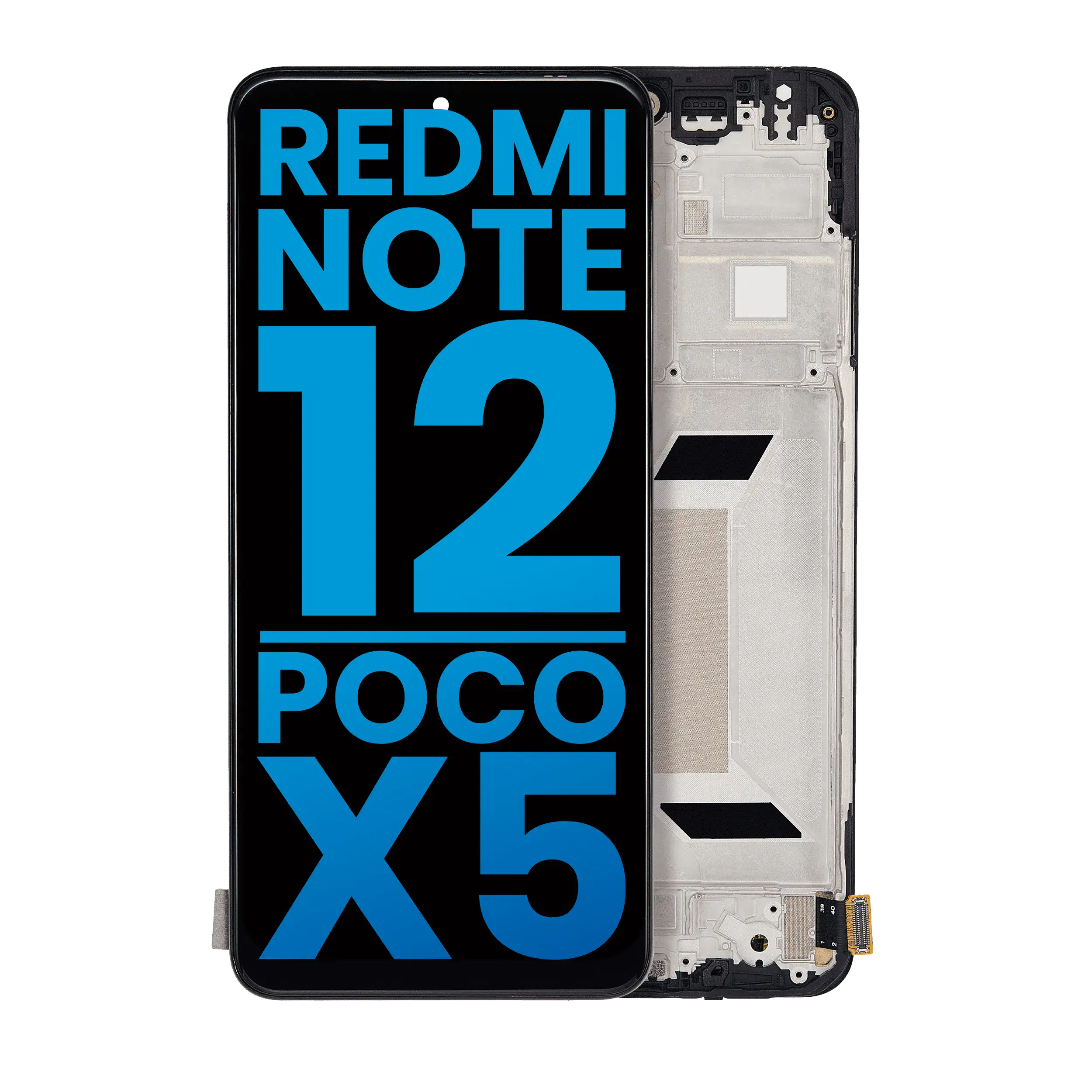 LCD-Display mit Rahmen für Apple iPad Pro 12.9 6th Gen - Aftermarket Alle Farben