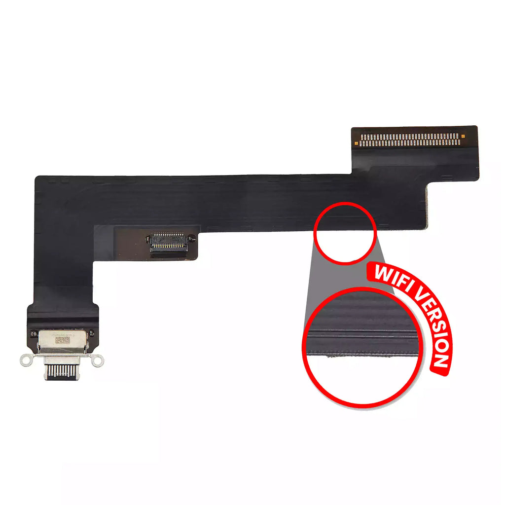 Ladebuchse-Flexkabel für iPad Air 4, gebrauchter OEM-Ausbau A, Schwarz