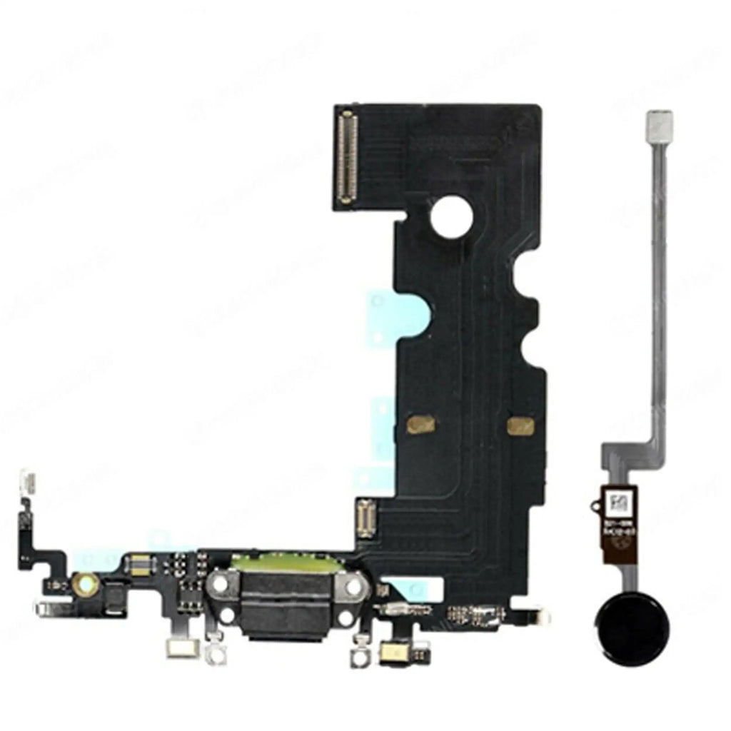 Home-Button-Lösung mit Ladebuchse für iPhone 8 Plus (Space Grau) (Version 2)