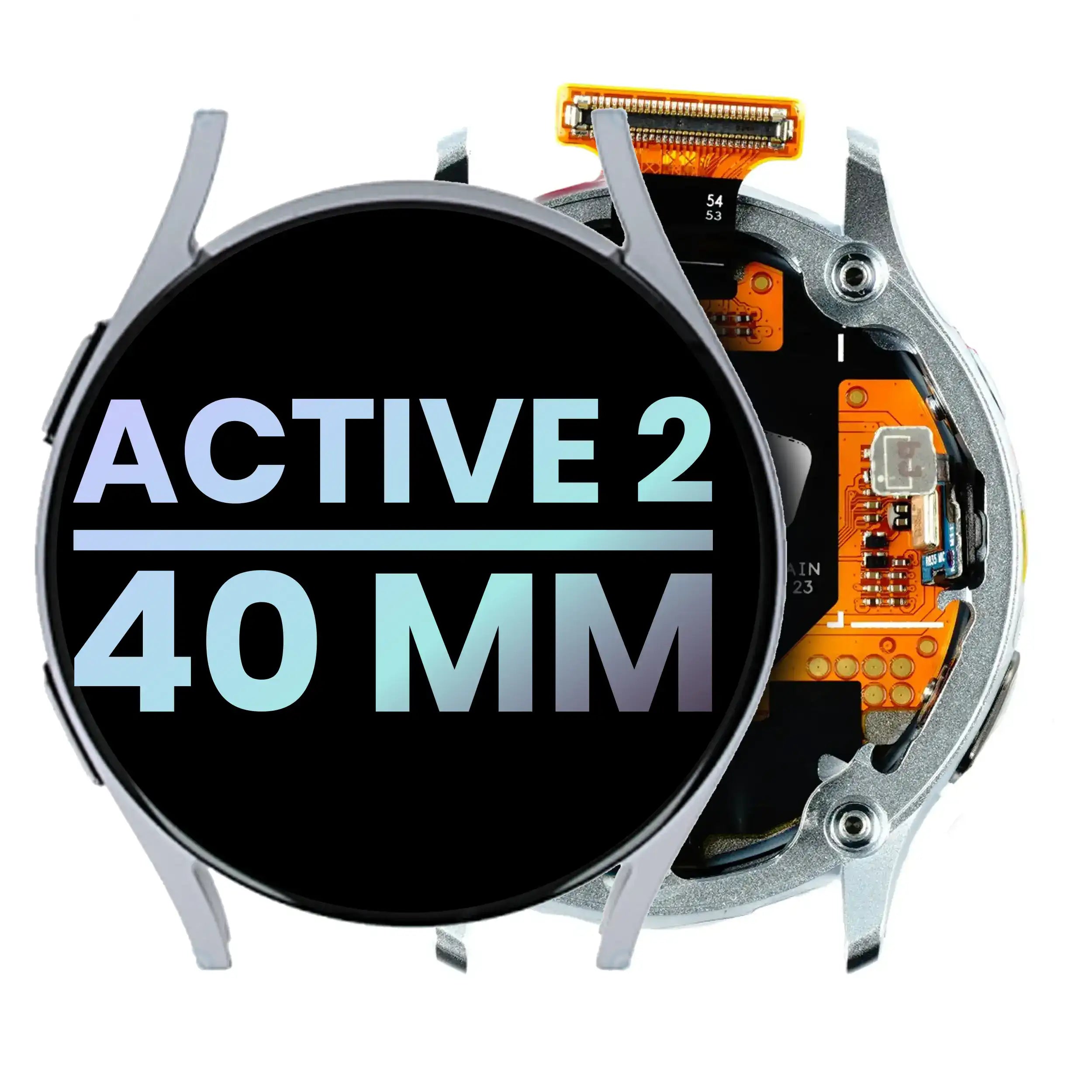 LCD-Display Samsung Galaxy Watch Active 2 40mm WiFi Service Pack Silber