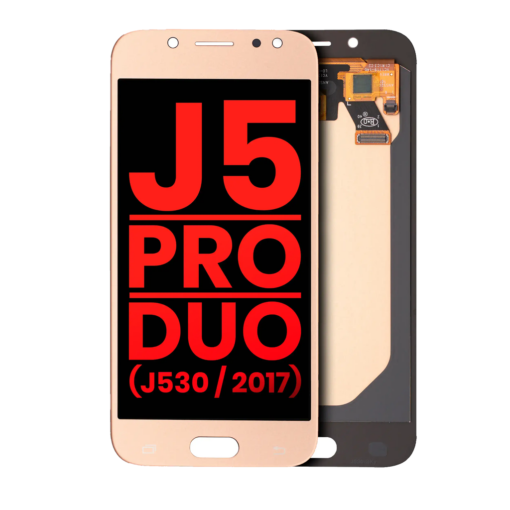 OLED-Display ohne Rahmen für Samsung Galaxy J5 Pro 2017 Gold Premium