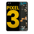 OLED-Display mit Rahmen für Google Pixel 3 (Refurbished) (Just Black)