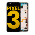OLED Display with Frame for Google Pixel 3 (Refurbished) (Pink)