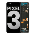 OLED-Display m. Rahmen Google Pixel 3 Schwarz (OEM Pull B/C)