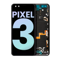 OLED Display with Frame for Google Pixel 3 (Original OEM) (Just Black)