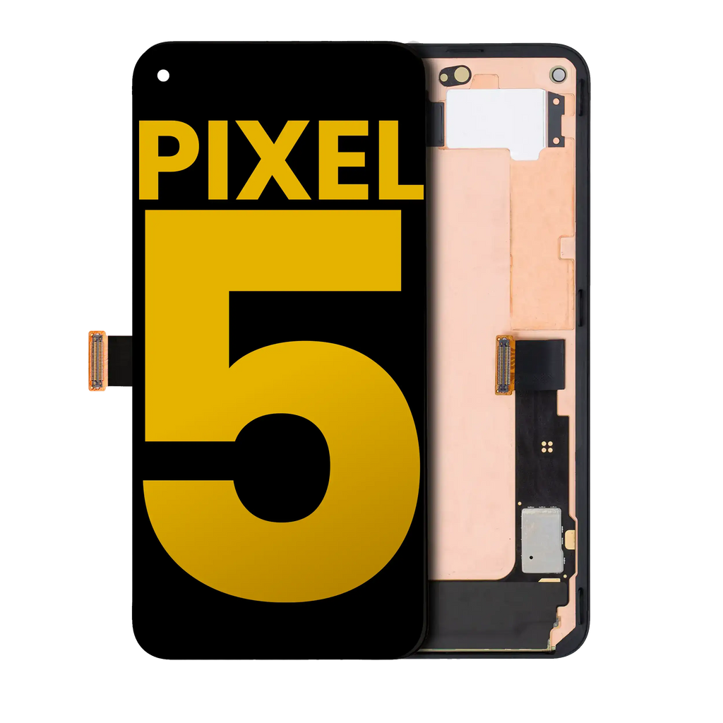 OLED Display with Frame for Google Pixel 5 (Refurbished) (Just Black)