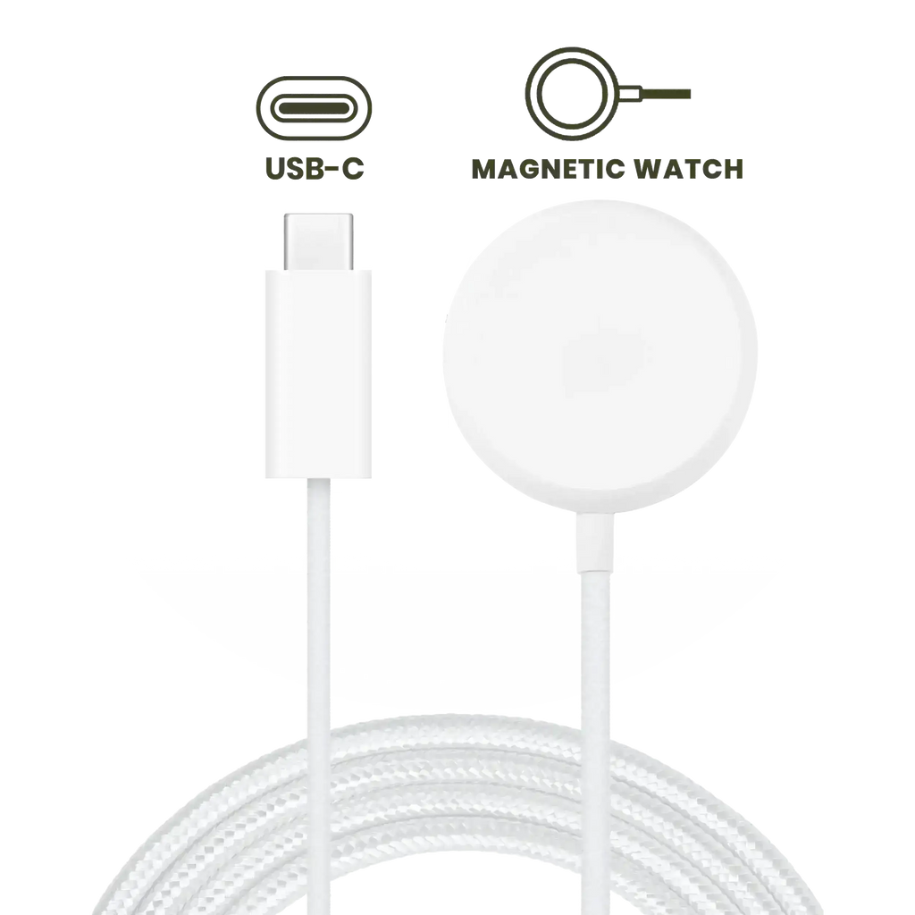 USB-C Magnetic Strap Charging Cable for Google Pixel Watch Series (1m / 3.3ft) (OEM Grade: A)