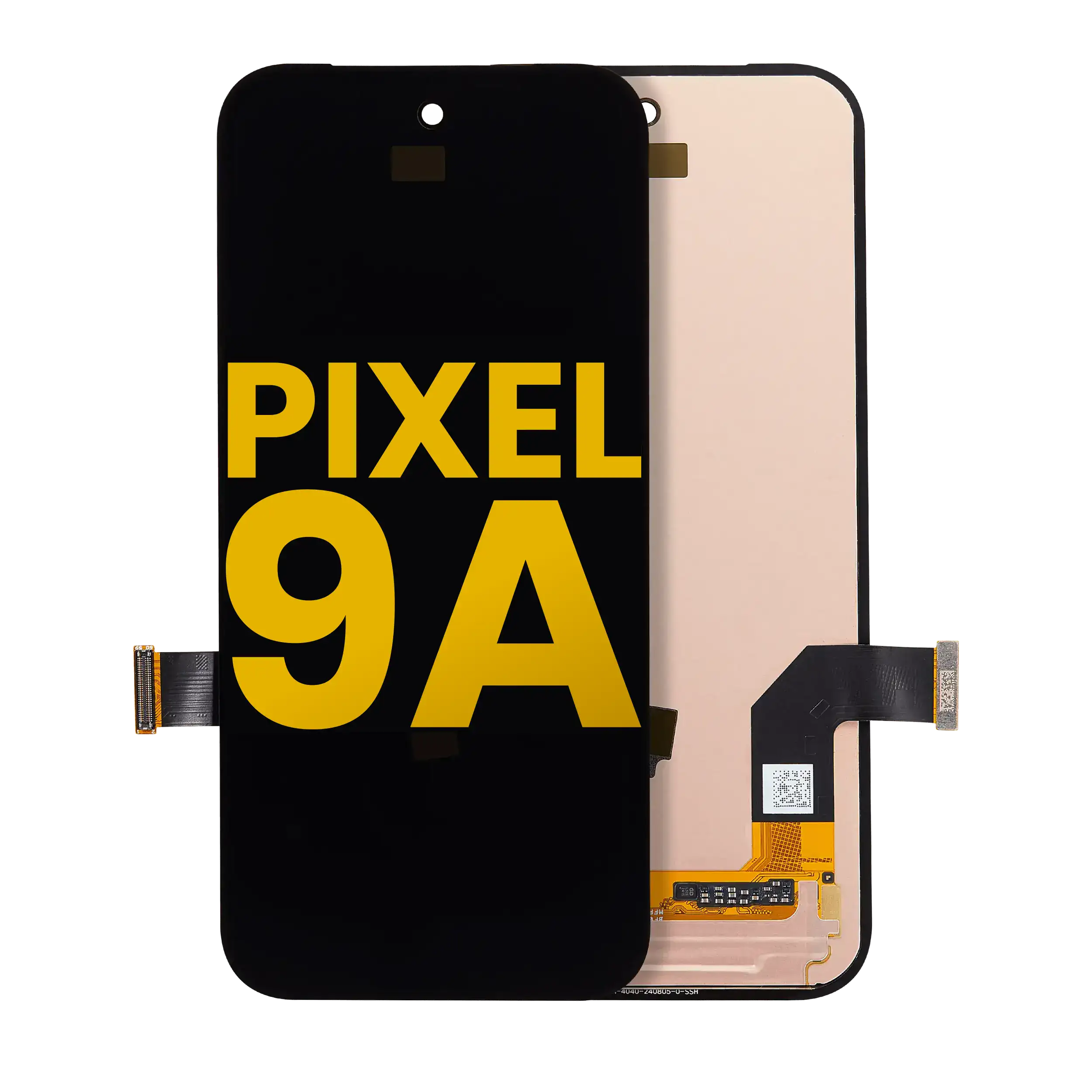 OLED-Display ohne Rahmen für Google Pixel 9a (Refurbished, ohne FP, alle Farben)