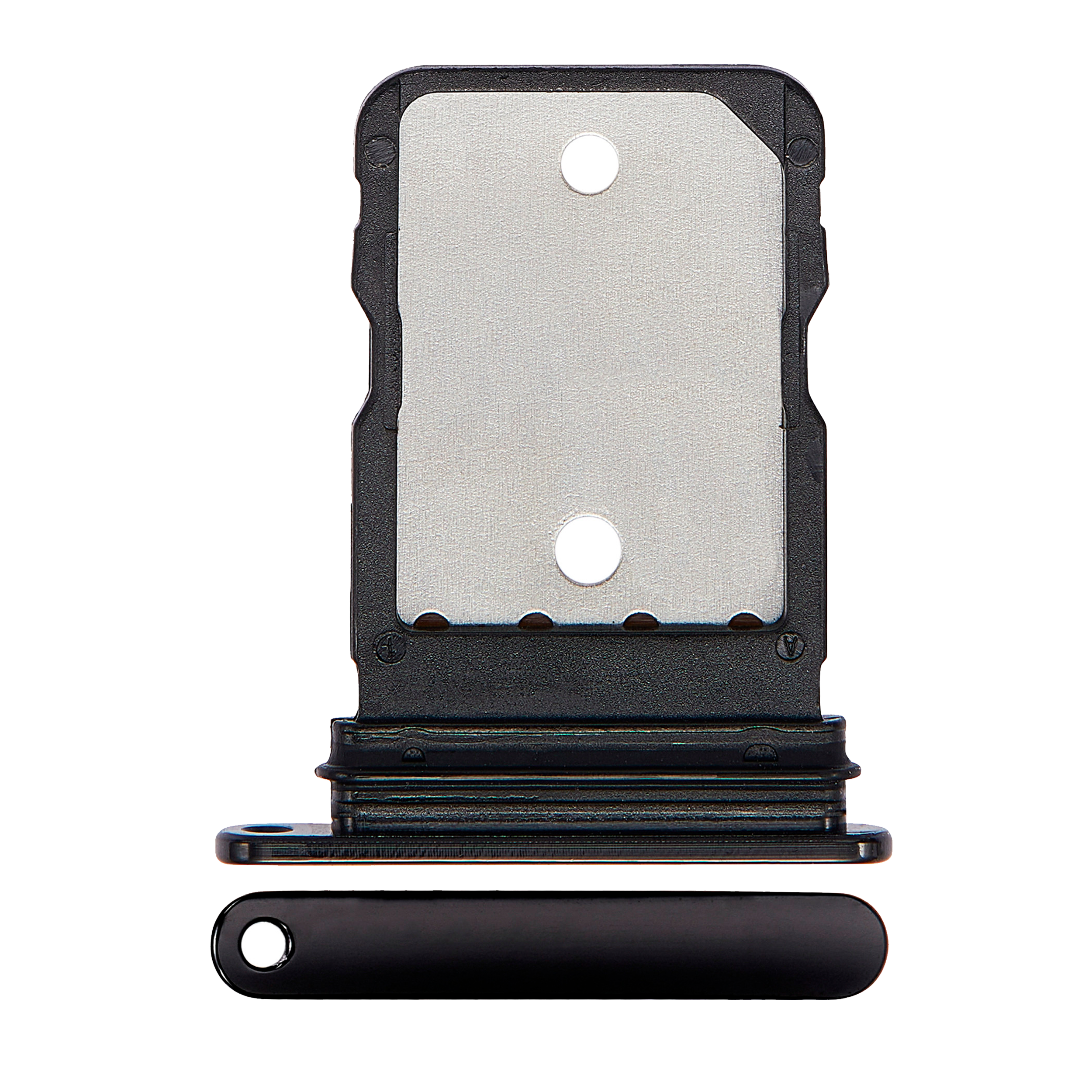 Single SIM-Karten-Tray für Google Pixel 6 Pro (Stormy Black)