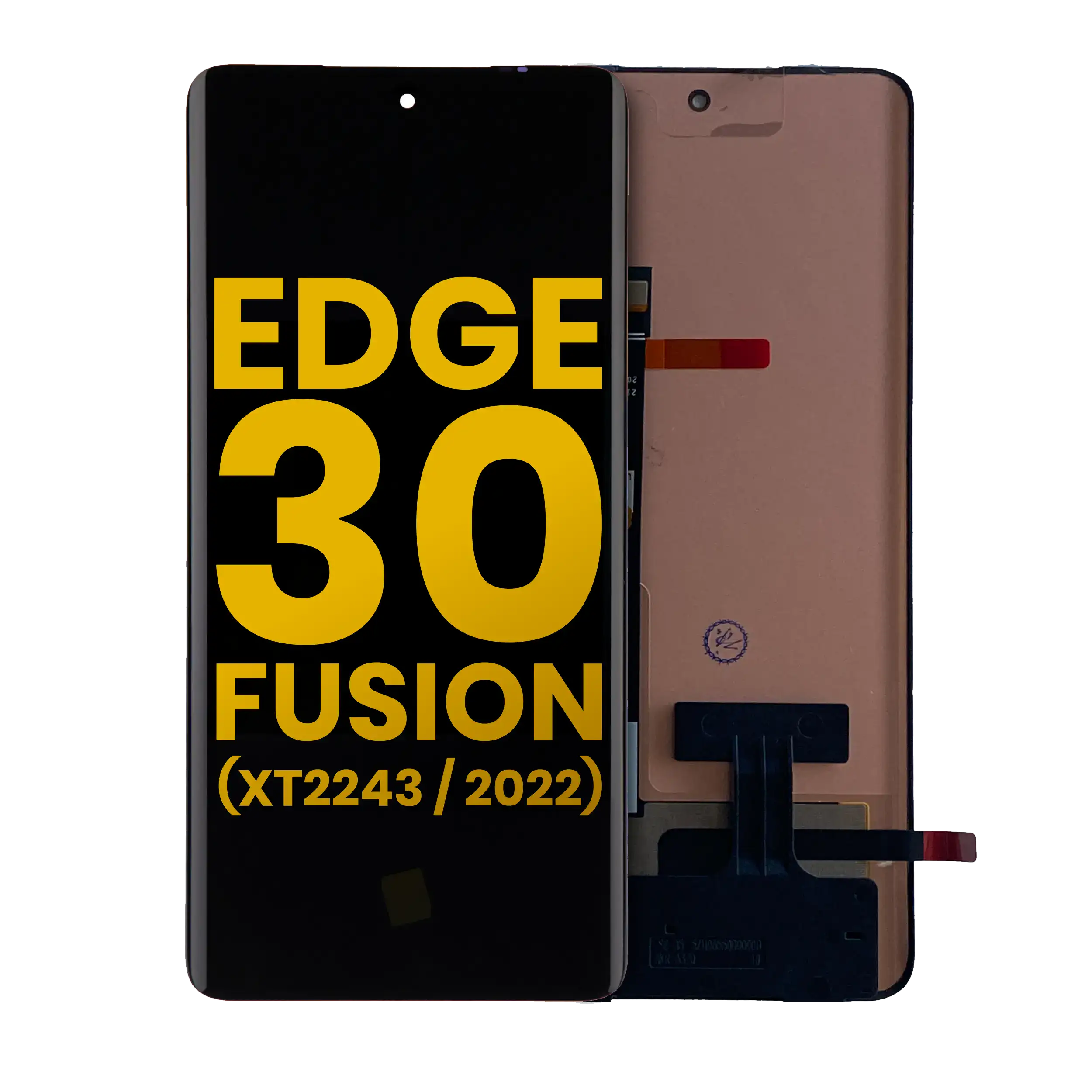 Frameless OLED Display for Motorola Edge 30 Fusion (XT2243 / 2022) (Refurbished) (All Colors)
