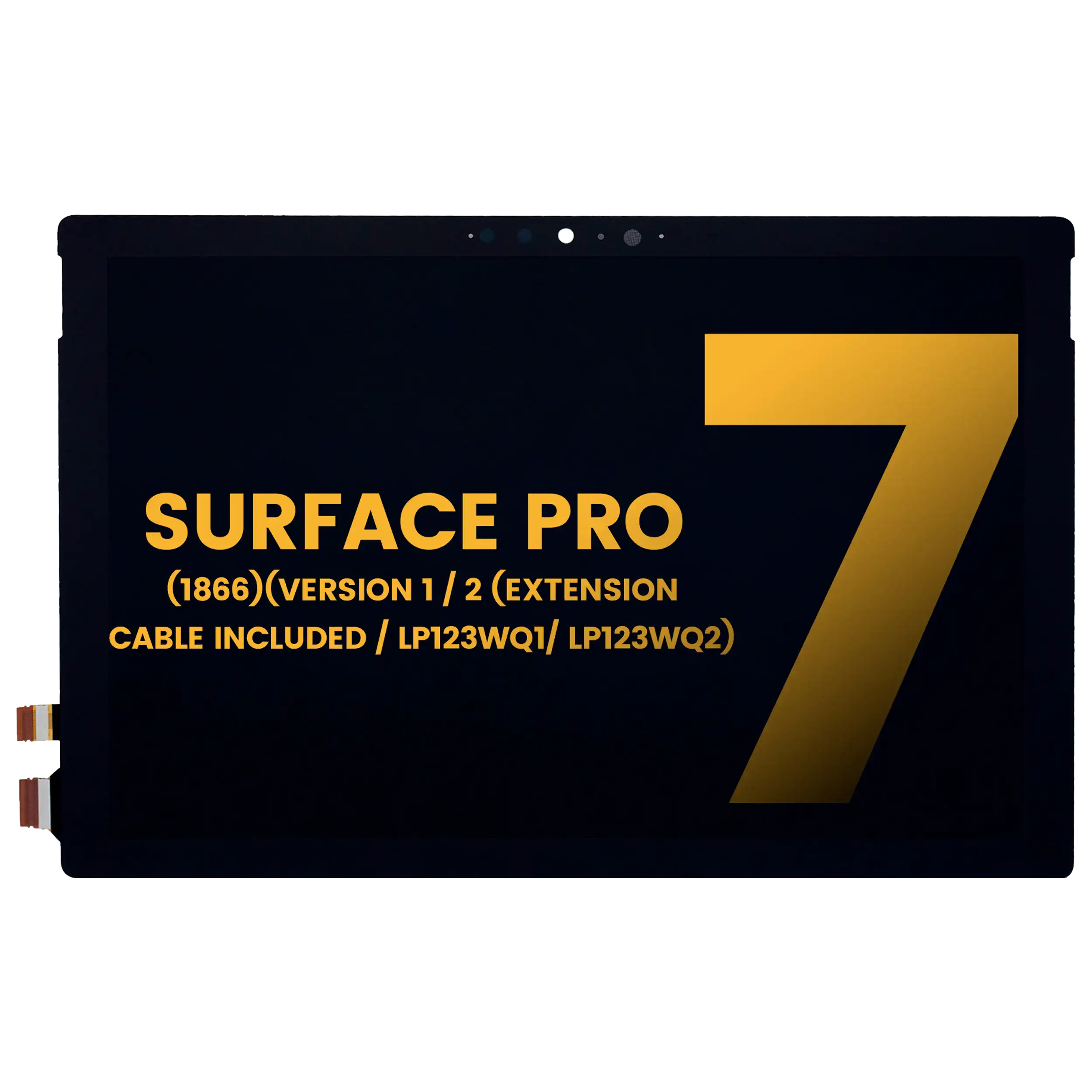 LCD-Display mit Digitizer für Surface Pro 7 (Refurbished, inkl. Kabel)