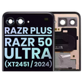 Outer OLED Display for Motorola Razr Plus / Razr 50 Ultra (XT2451 / 2024) / Razr Plus 2025 (XT2557 / 2025) (Original OEM) (All Colors)