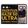 External OLED Display for Motorola Razr Plus 2024 / Razr 50 Ultra (XT2451 / 2024) / Razr Plus 2025 (XT2557) (Refurbished, all colors)