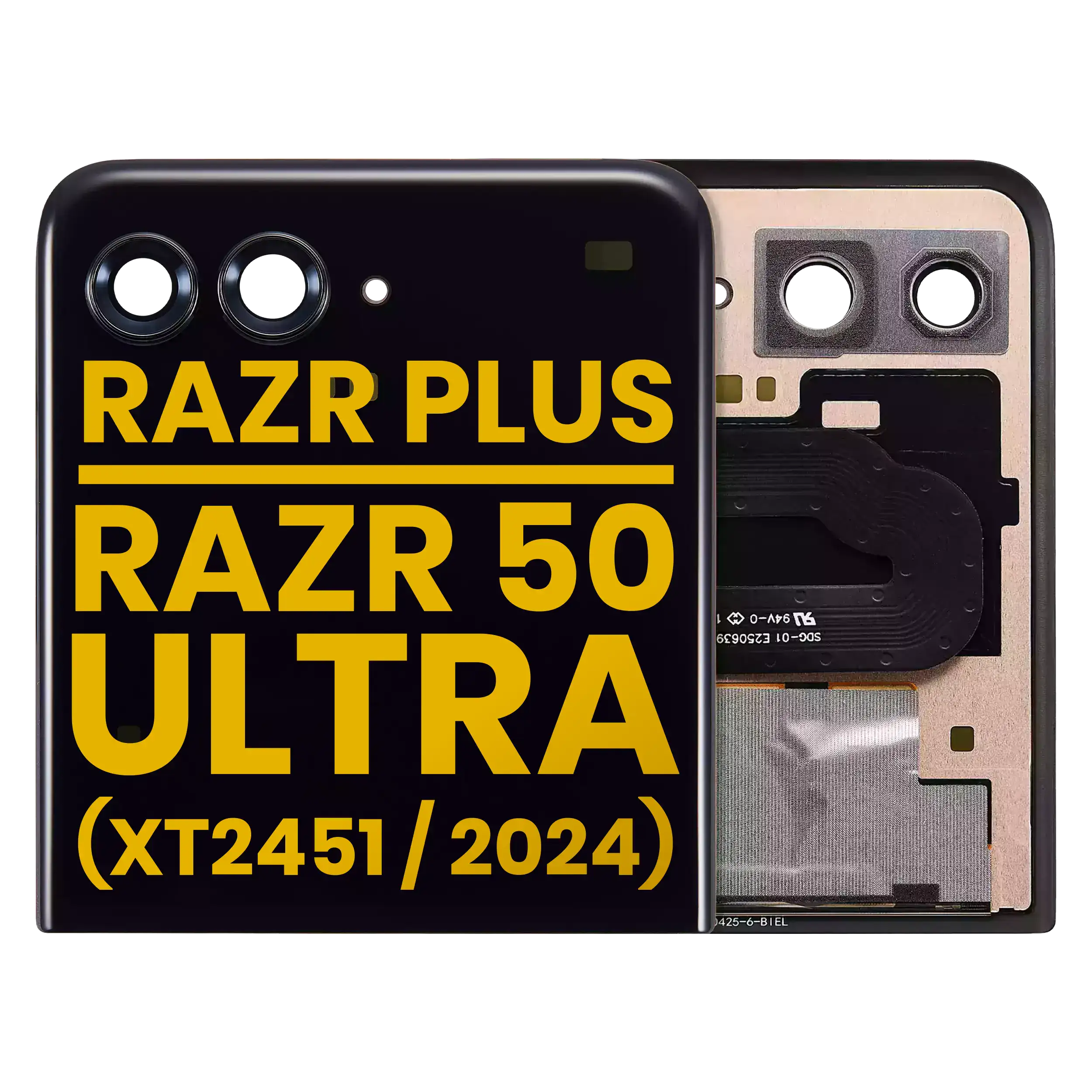 External OLED Display for Motorola Razr Plus 2024 / Razr 50 Ultra (XT2451 / 2024) / Razr Plus 2025 (XT2557) (Refurbished, all colors)