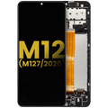 LCD-Display mit Rahmen Samsung Galaxy M12 (M127) Refurb. alle Farben