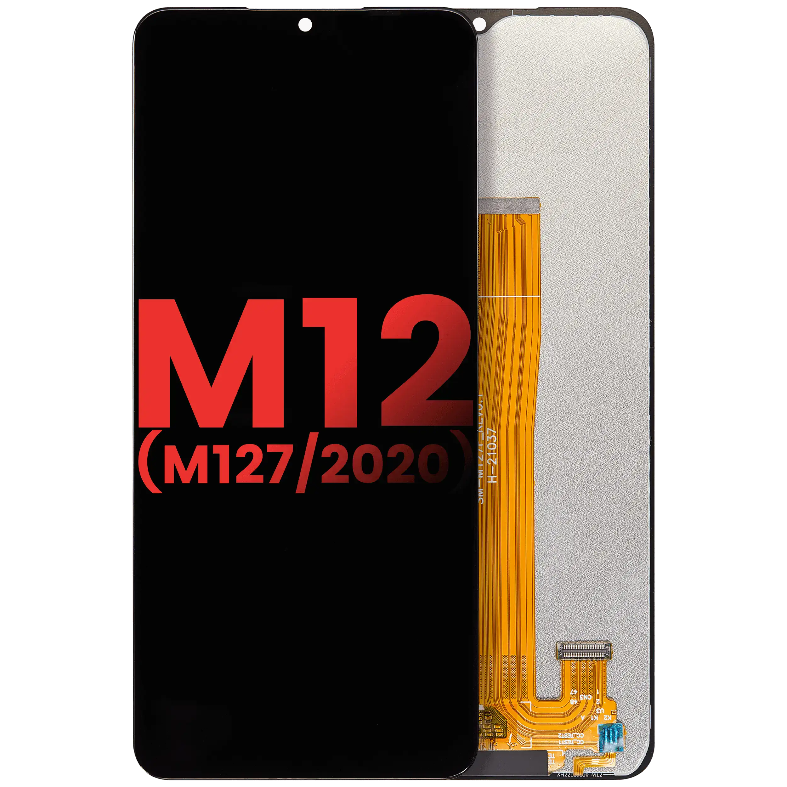 LCD-Display ohne Rahmen für Samsung Galaxy M12 Aftermarket Plus farbig