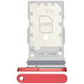 Dual-SIM-Kartentray für Samsung Galaxy S25 / S25 Plus (Premium) (Coral Rot)