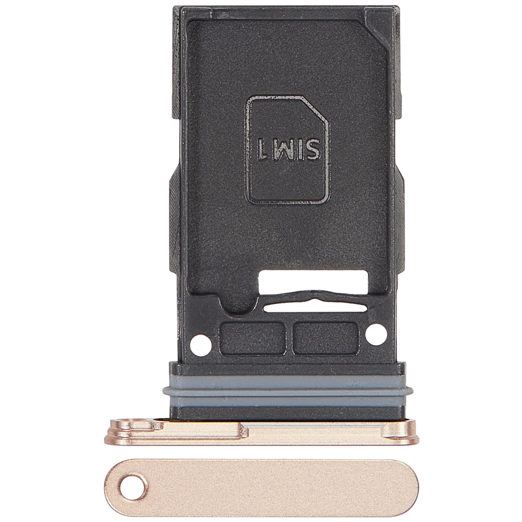 Single SIM-Kartenfach für Samsung Galaxy S25 / S25 Plus (Premium) (Pink Gold)