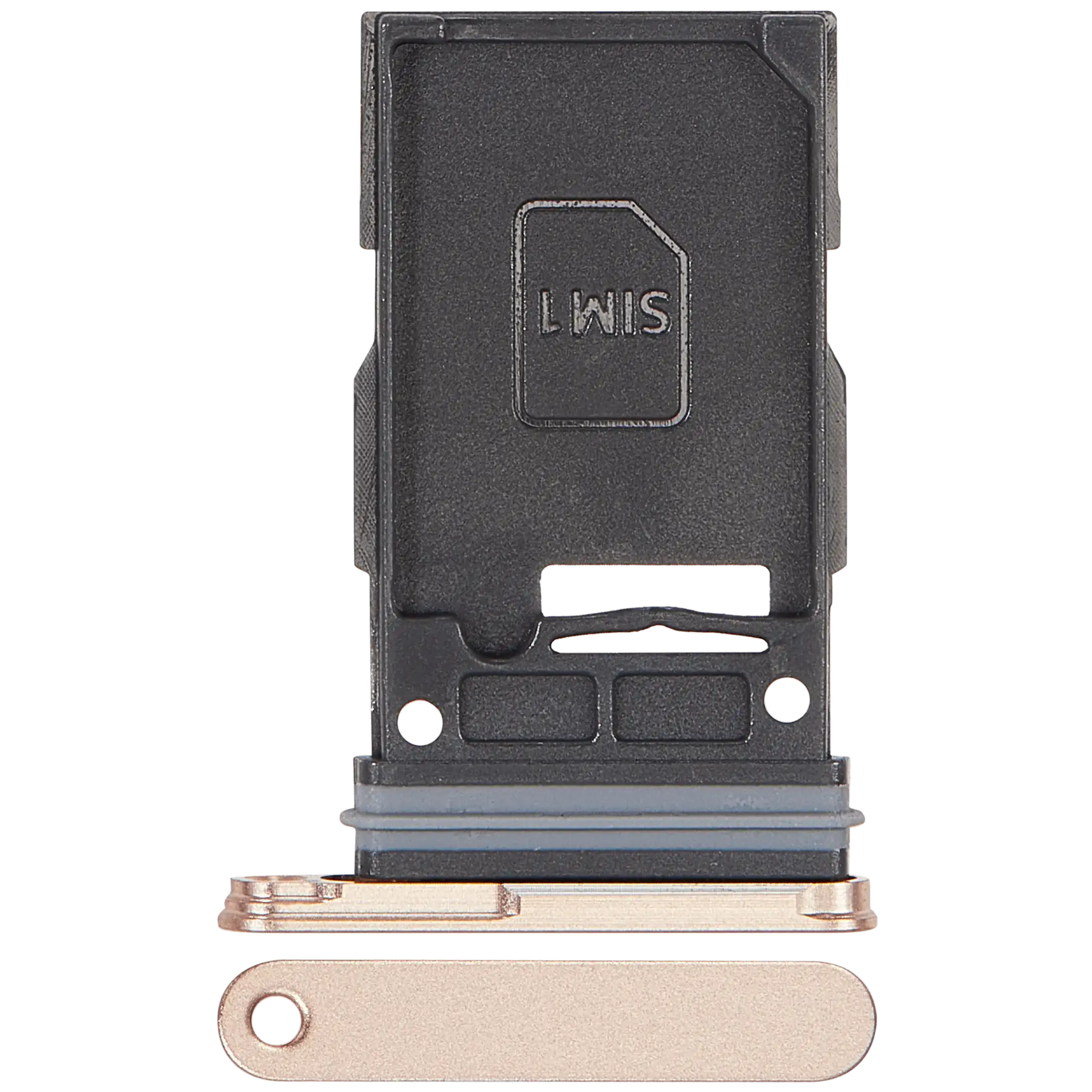 Single SIM-Kartenfach für Samsung Galaxy S25 / S25 Plus (Premium) (Pink Gold)