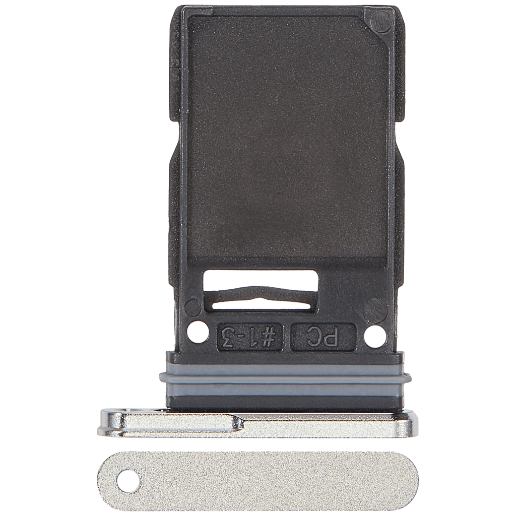 Einzelner SIM-Kartenträger für Samsung Galaxy S25 Ultra (Titanium Weiß Silber)