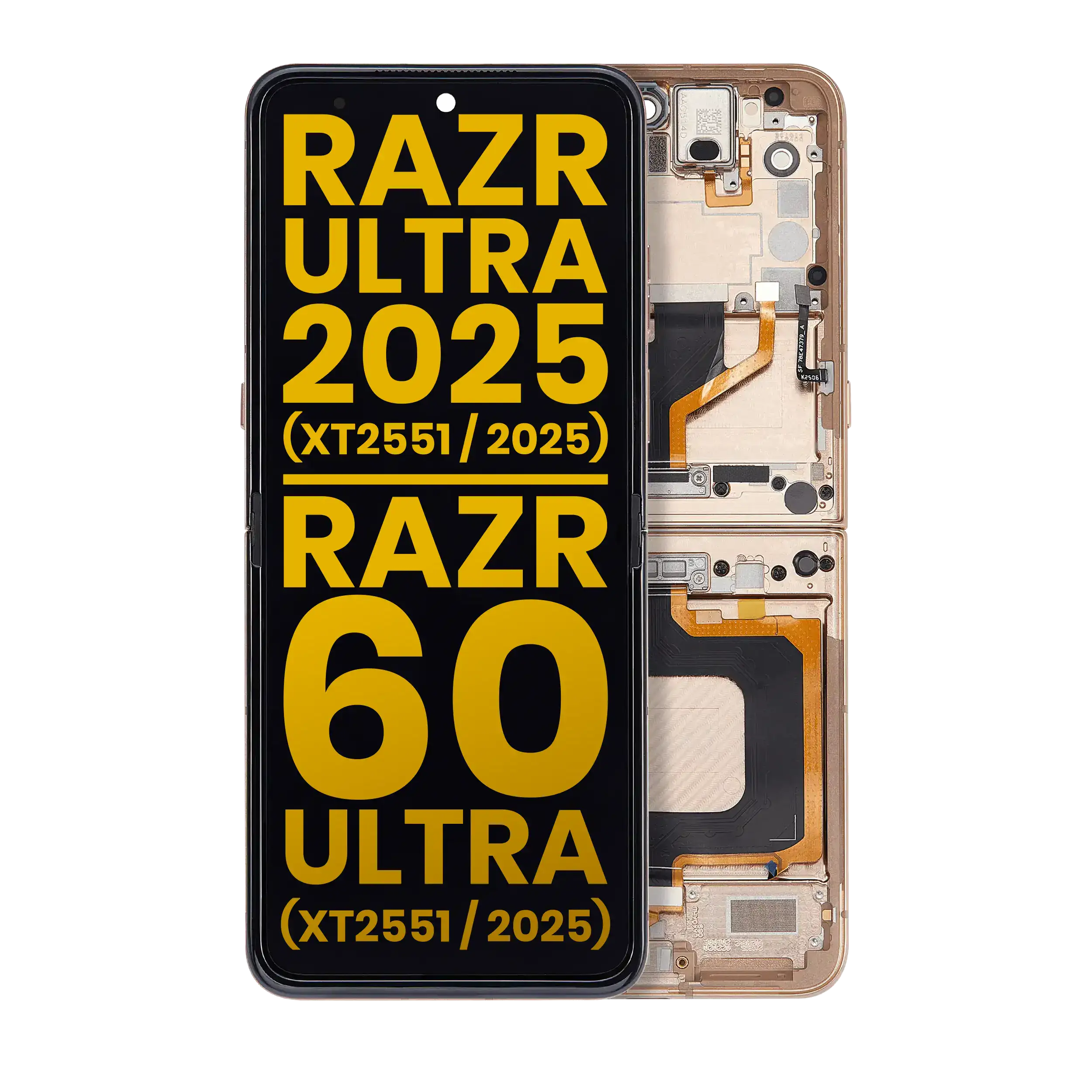 OLED-Display m. Rahmen f. Motorola Razr Ultra/60 2025 Refurb. Mountain Trail