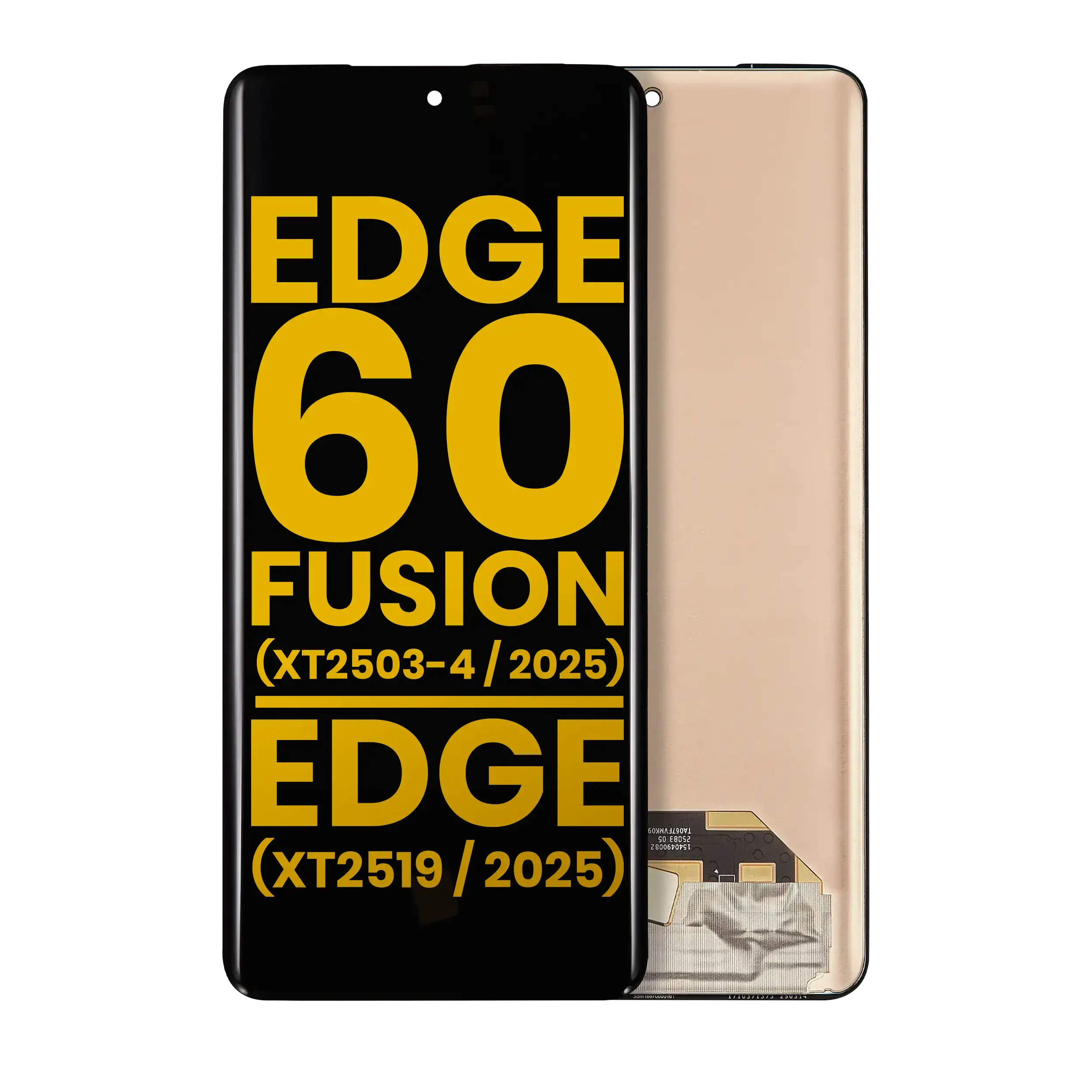 OLED display without frame for Motorola Edge 60 Fusion (XT2503-4 / 2025) / Edge (XT2519 / 2025) / Edge 60 (XT2505 / 2025) (Refurbished) (All colors)