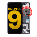 OLED Display with Frame for OnePlus 9 (US Version) (Refurbished) (Winter Mist)
