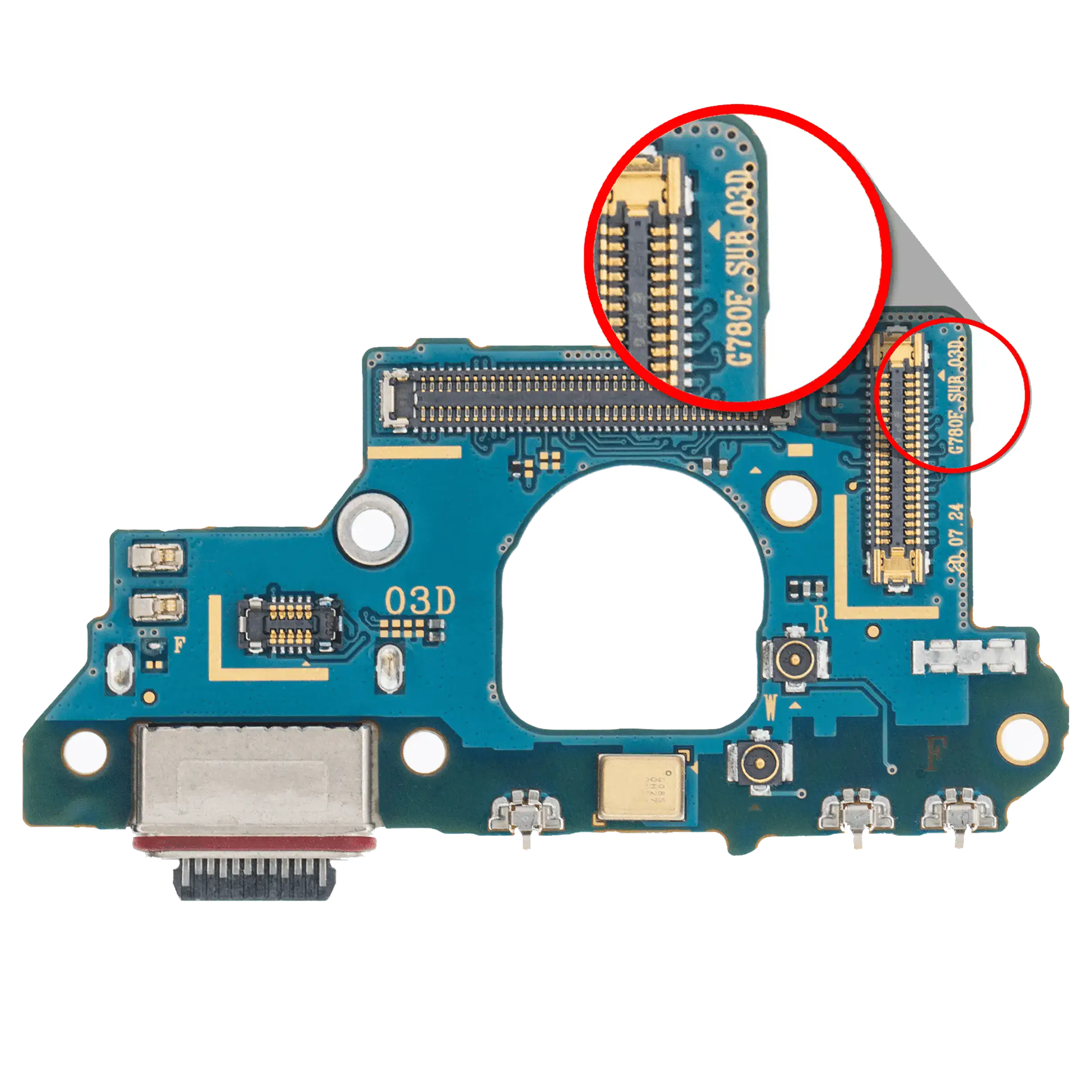Ladebuchse mit PCB Platine für Samsung Galaxy S20 FE 4G (Alle Modelle) (Premium)