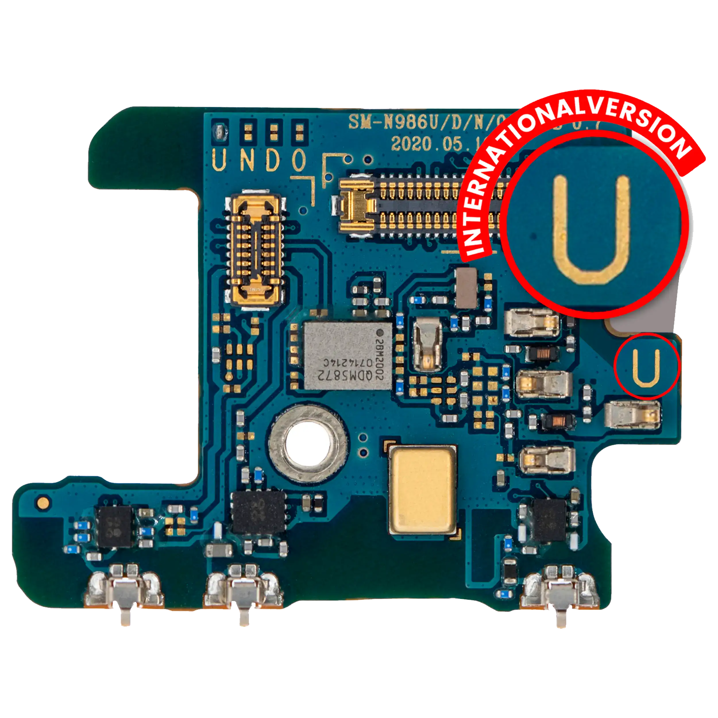 Mikrofon-PCB-Platine für Samsung Galaxy Note 20 5G (N981U) (US-Version)