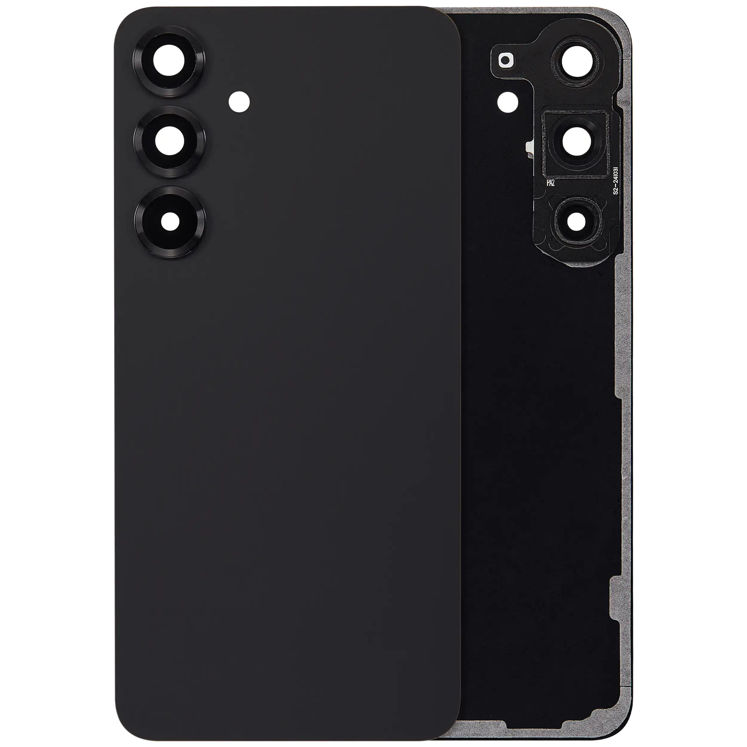 Backcover mit Kamera für Samsung Galaxy S25 Plus Blau Schwarz Aftermarket Plus