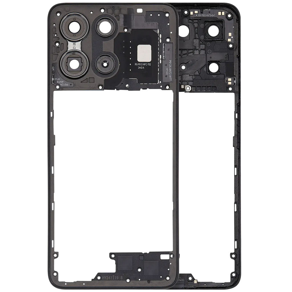 Midframe/Frame for Motorola Moto G 5G (XT2513 / 2025) (Original OEM) (Forest Gray)
