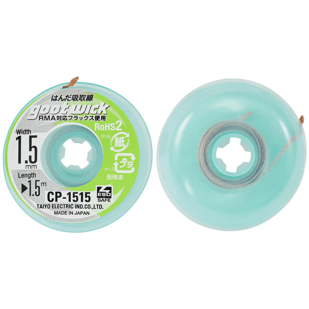 Entlötlitze 1,5 mm breit, 1,5 m lang (Goot)