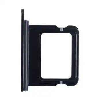 Single SIM Card Tray for iPhone 16 / 16 Plus (Original OEM) (Black)