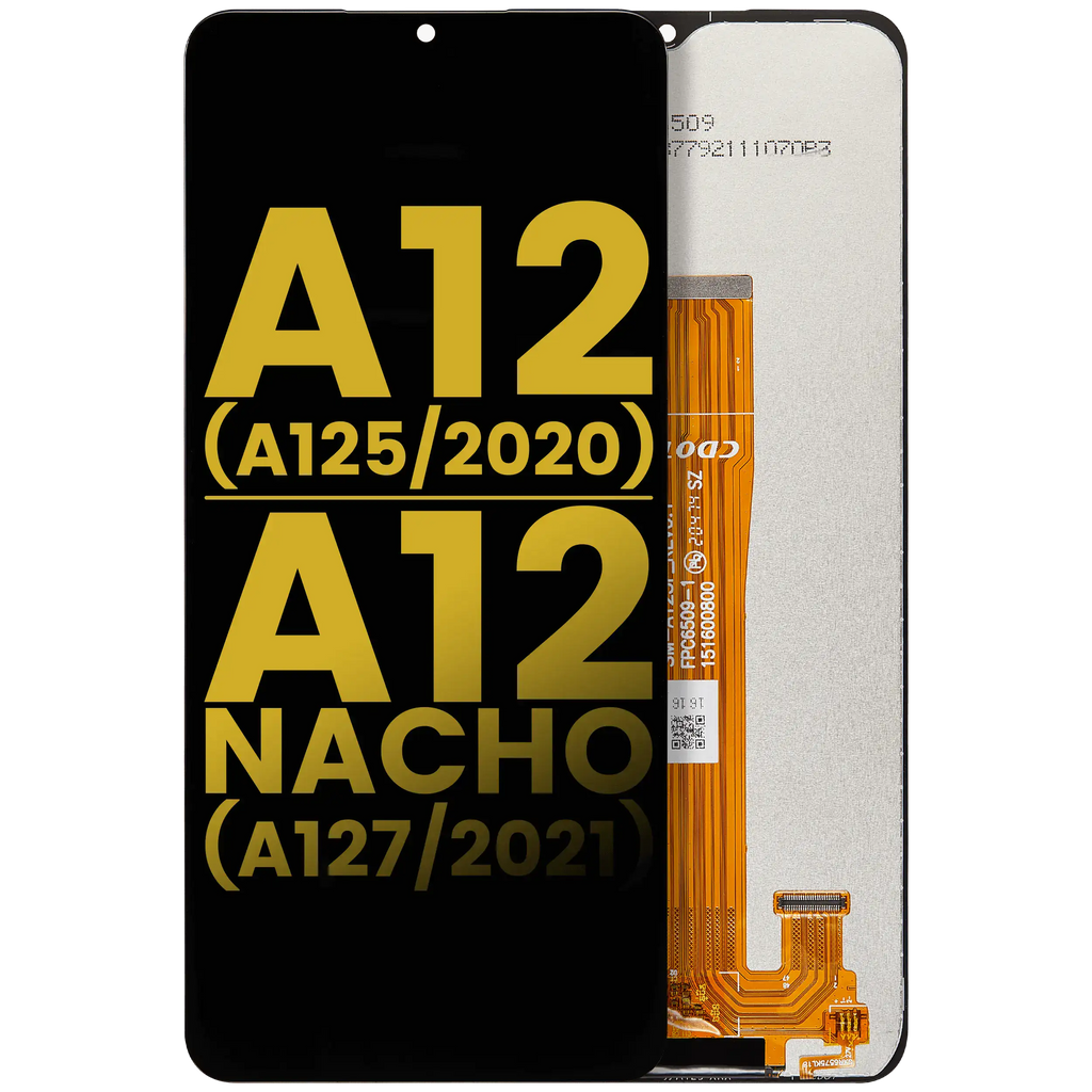 Samsung A12/A12 Nacho LCD-Display ohne Rahmen (Refurbished)