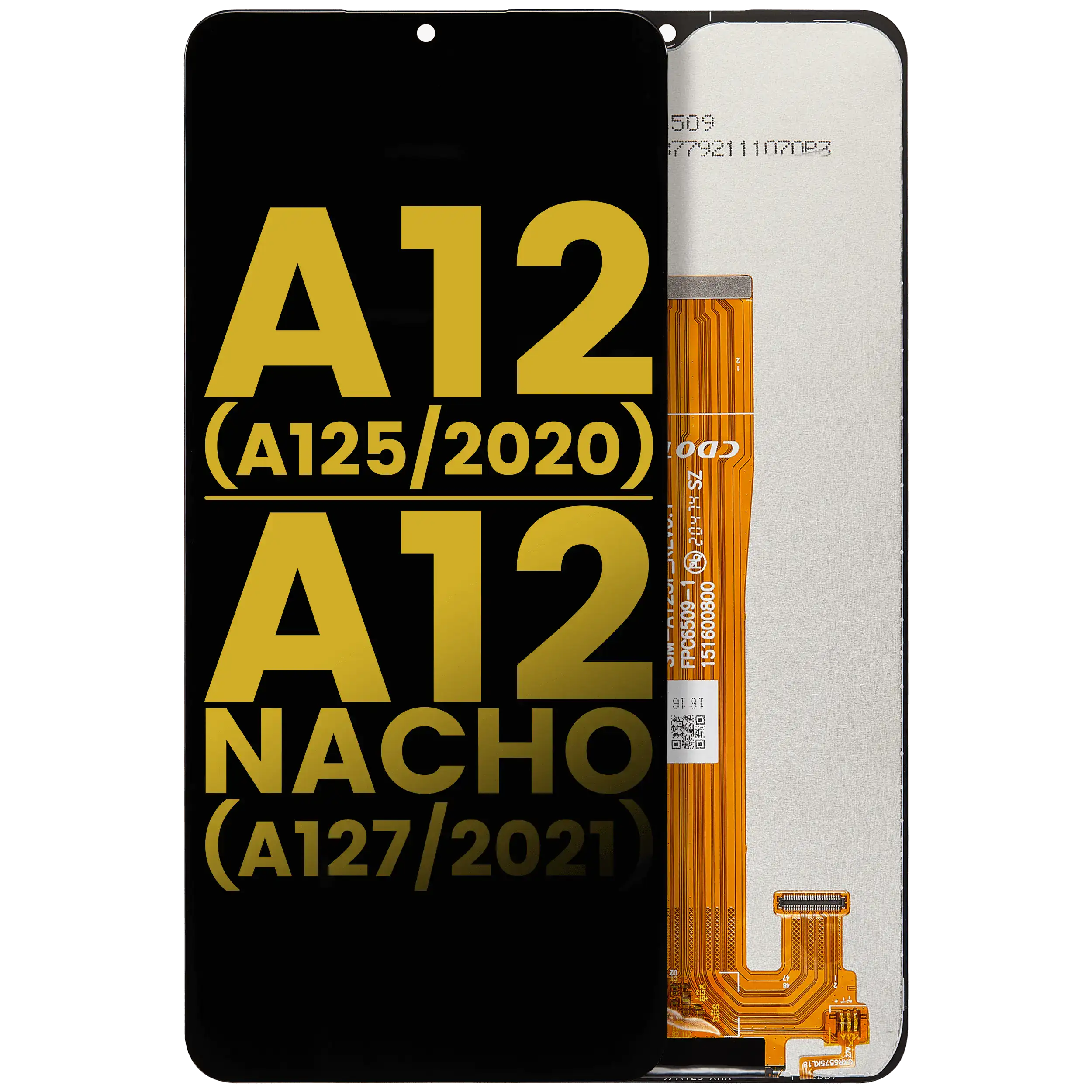 Samsung A12/A12 Nacho LCD-Display ohne Rahmen (Refurbished)