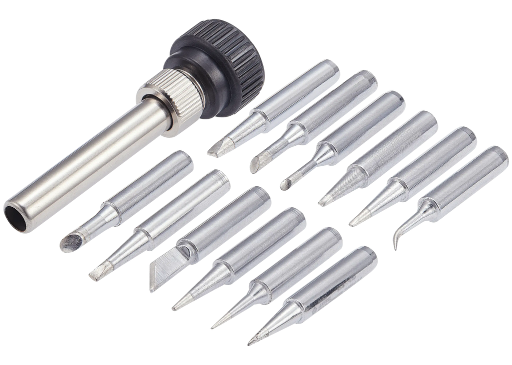 900M Ersatzlötspitzen für Hakko, Yihua, Atten, Quick, Ryobi u.a. (12er Set)