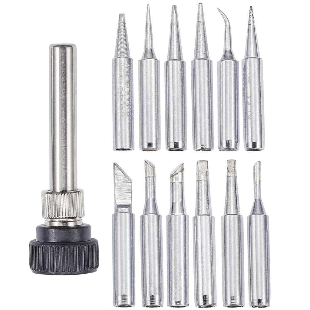 900M Ersatzlötspitzen für Hakko, Yihua, Atten, Quick, Ryobi u.a. (12er Set)