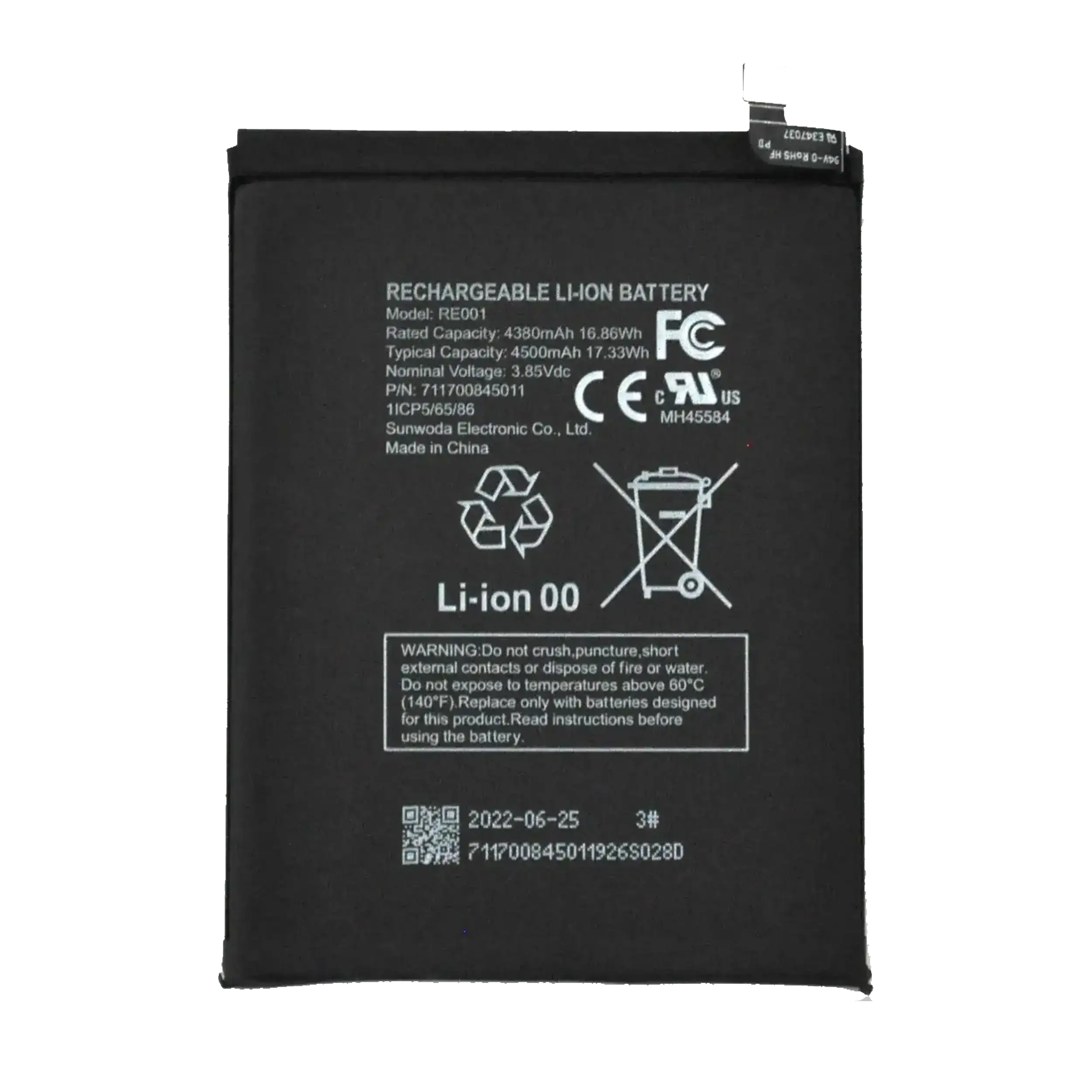 Ersatzakku für T-Mobile Revvl 6/6X 5G & Celero 5G