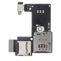 SIM-Kartenleser Flex mit Platine für Motorola Moto G2 Single Sim