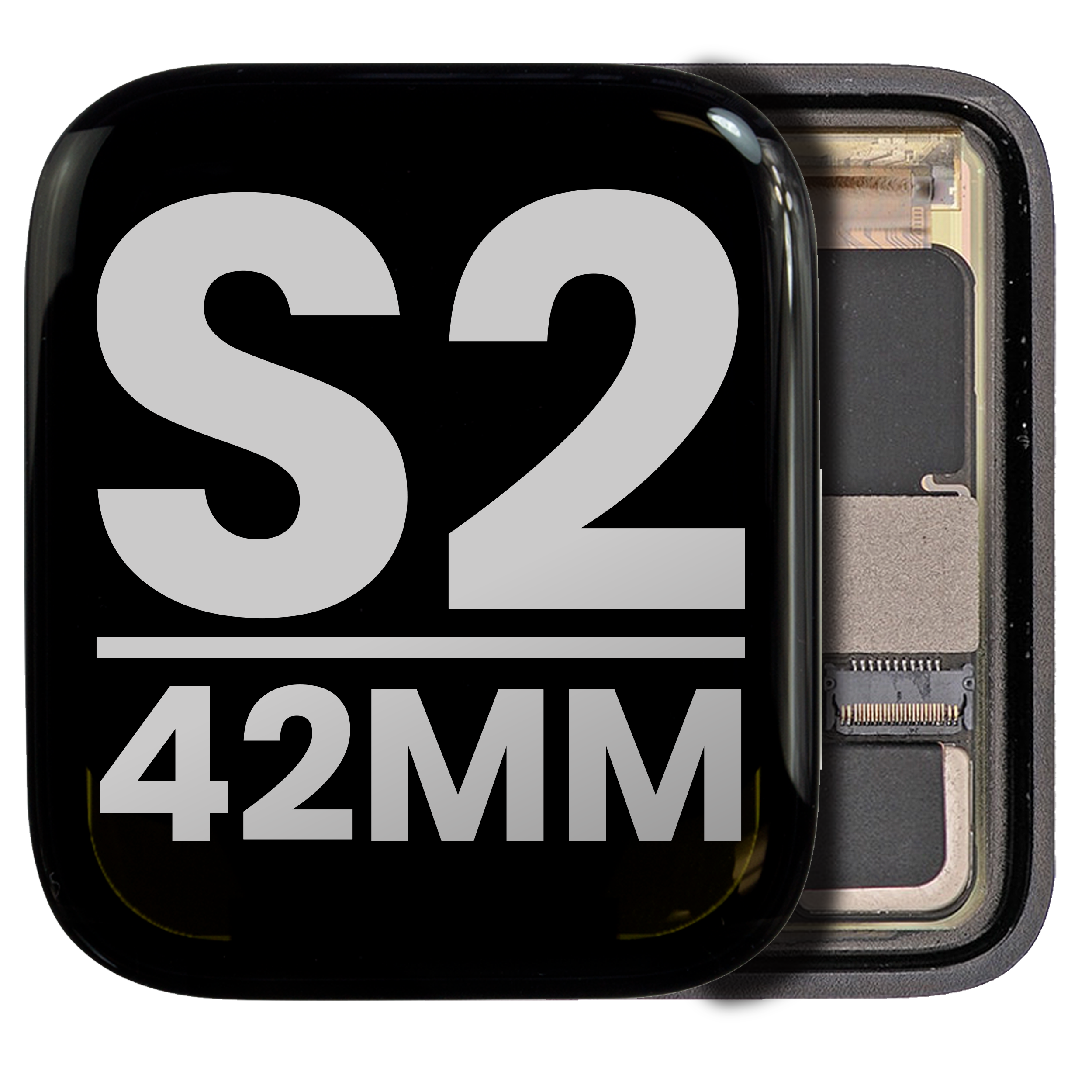 OLED-Display für Apple Watch Series 2 (42MM) (Gebrauchter Ausbau/Pull, Qualität B/C)