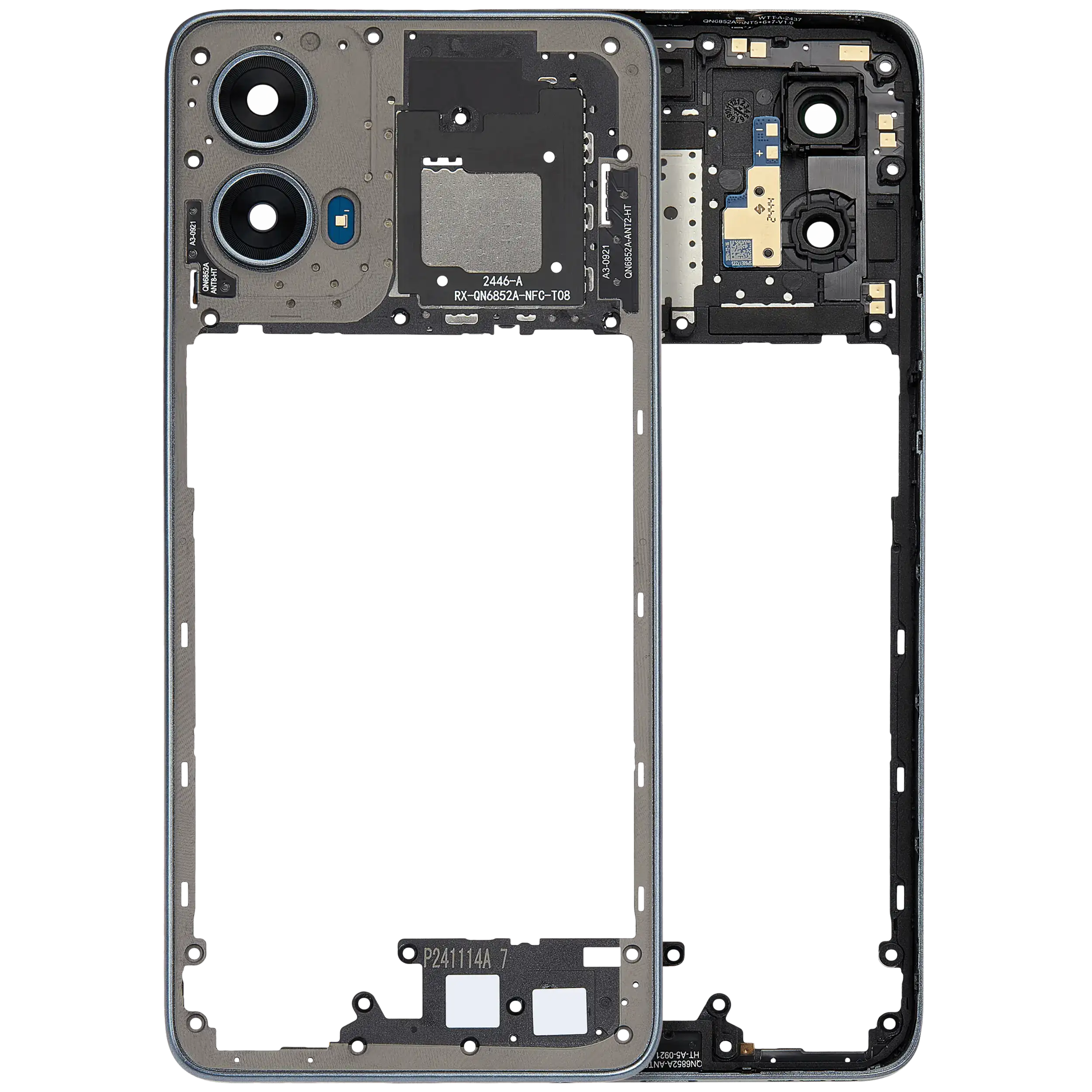Backcover/Rahmen für Motorola Moto G 5G (XT2417 / 2024) (Sage Green) (Premium)