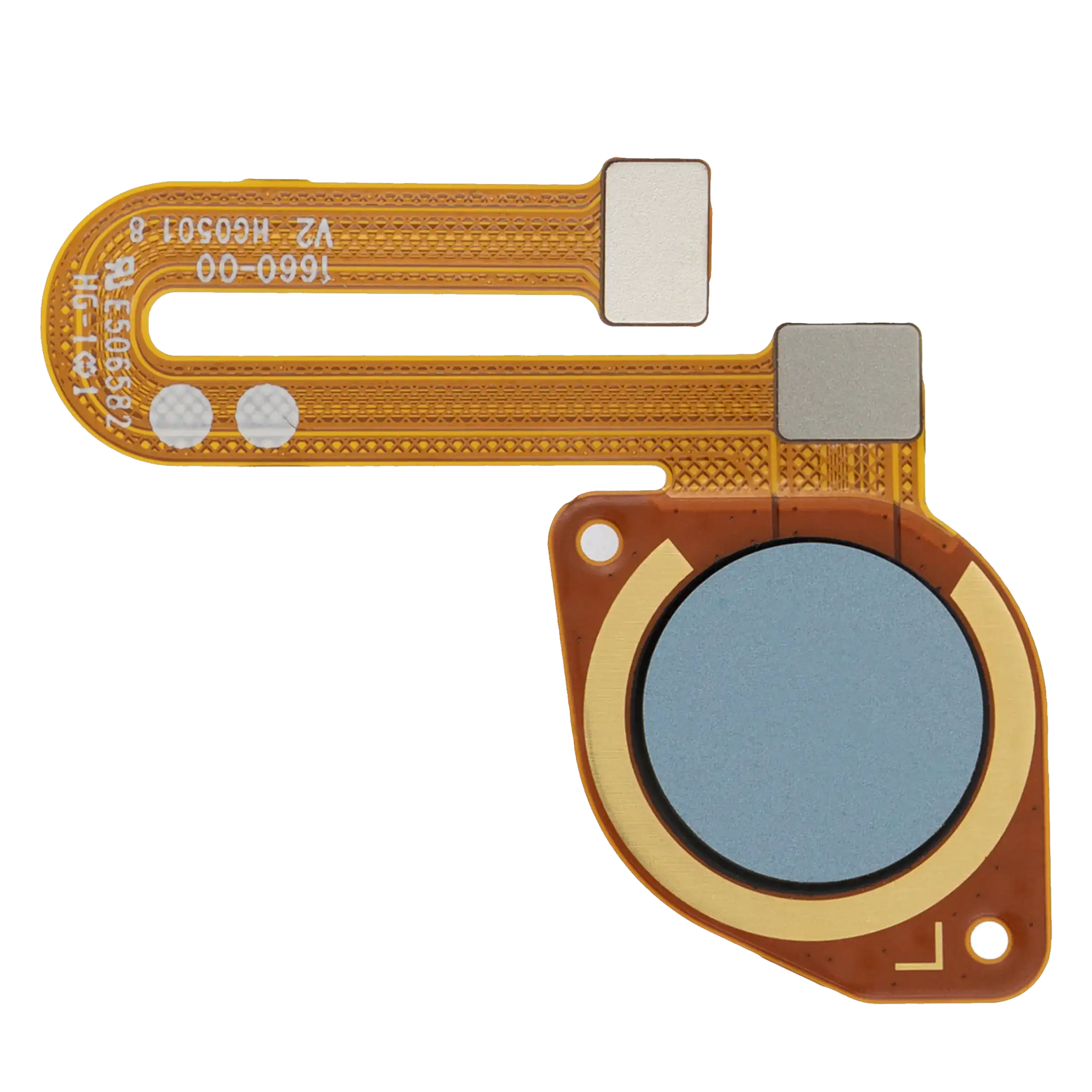 Fingerabdrucksensor mit Flexkabel für Motorola Moto G20 Blau (Qualität A)