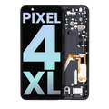 OLED Display with Frame for Google Pixel 4 XL (Original OEM) (Oh So Orange Power Button)