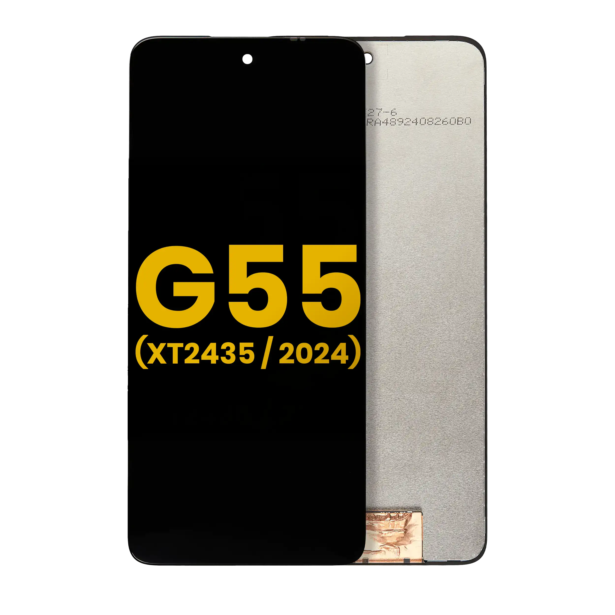 LCD Display without Frame for Motorola Moto G55 5G (XT2435 / 2024) (Refurbished) (All Colors)